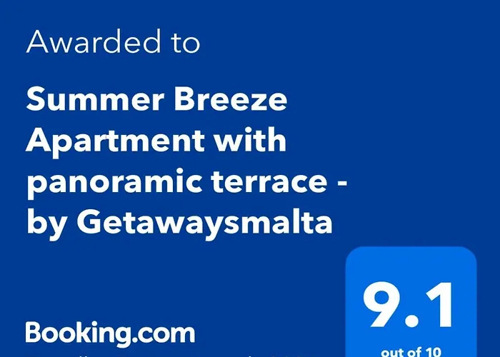 Summer Breeze Apartment With Panoramic Terrace - By Getawaysmalta
